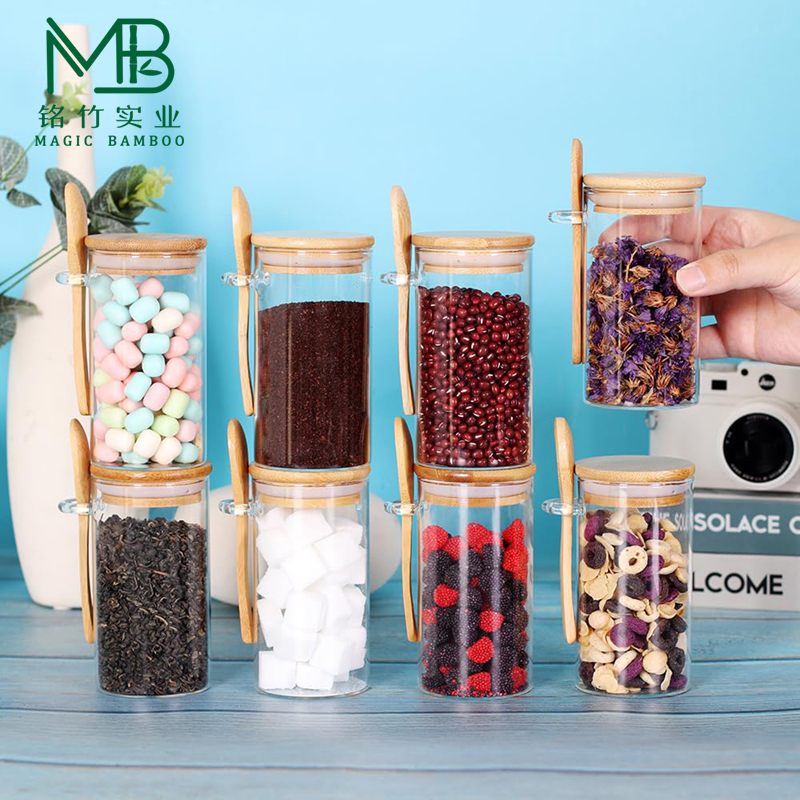glass storage jars