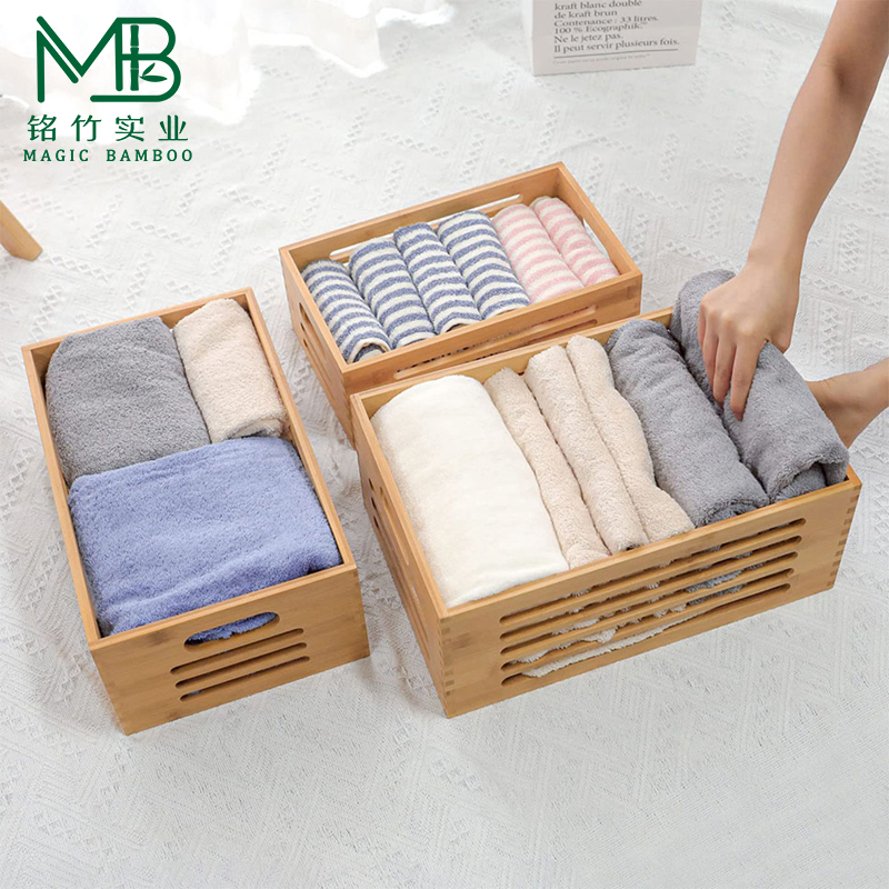 Bamboo Storage Box Set