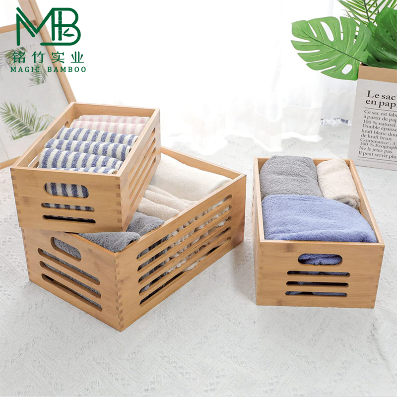 Bamboo Storage Box Set
