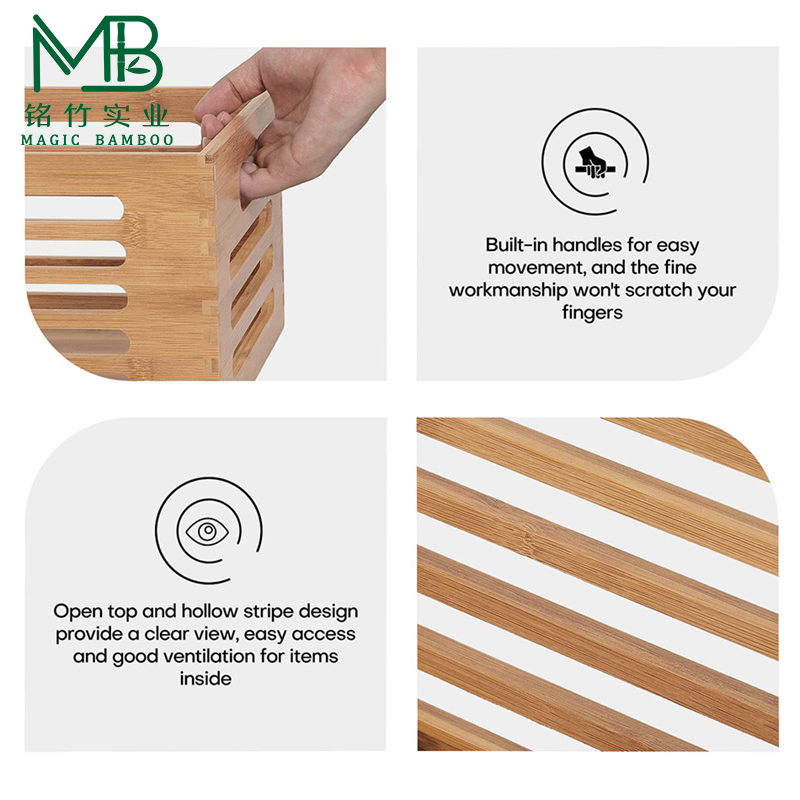 Bamboo Storage Box Set