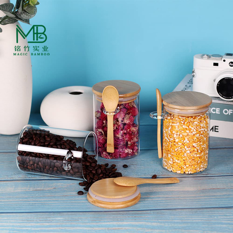 glass storage jars