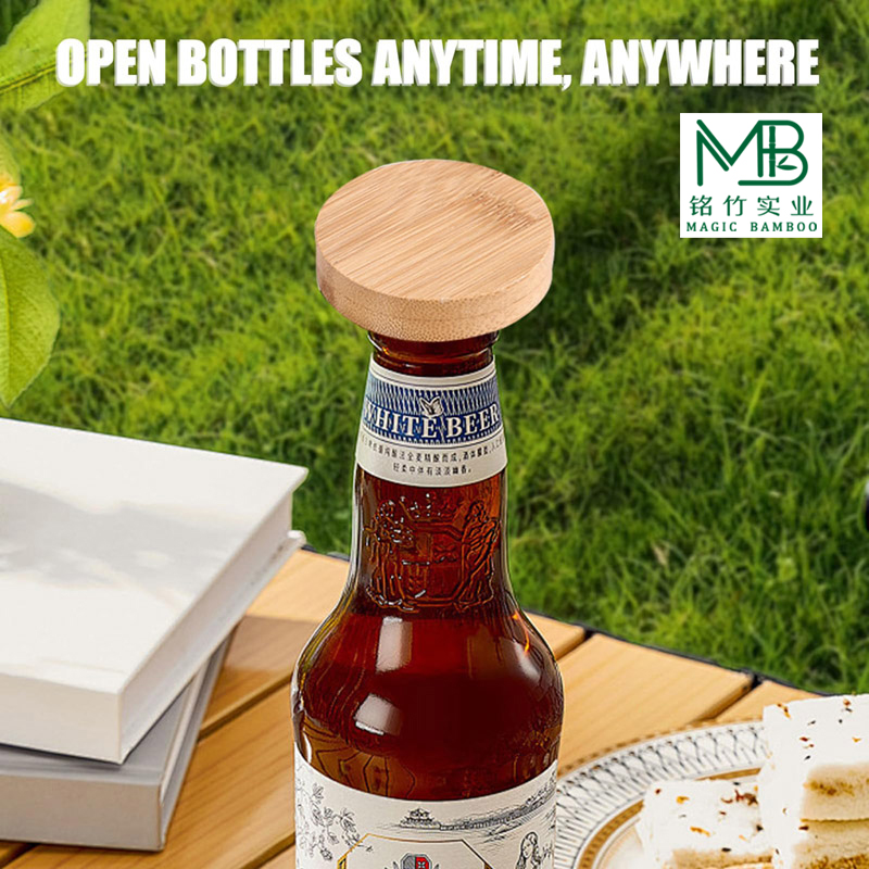 Bamboo Wine Bottle Opener