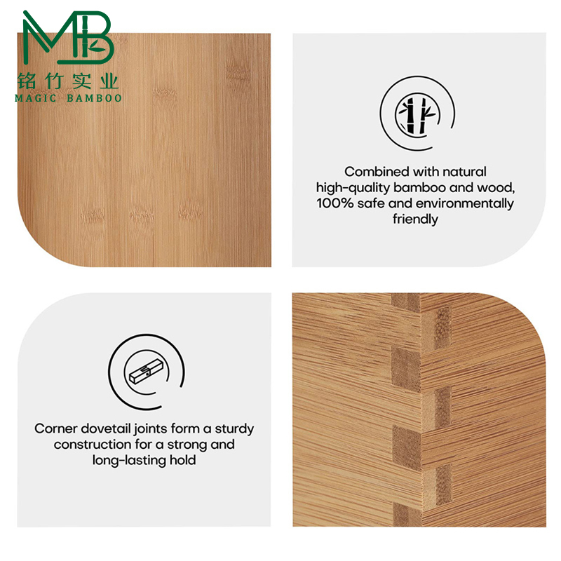 Bamboo Storage Box Set