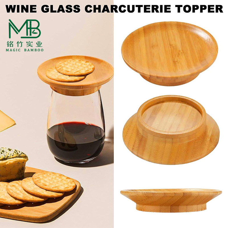 Bamboo Appetizer Glass Toppers-4