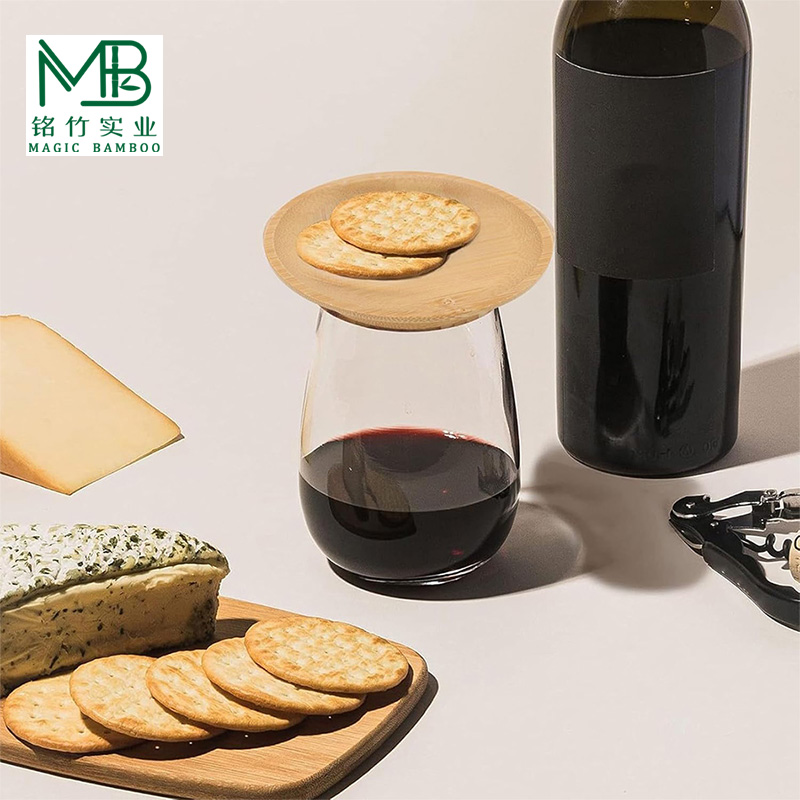 Bamboo Appetizer Glass Toppers-6