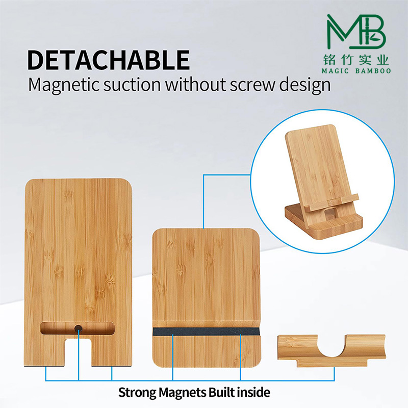 Bamboo Phone Stand-2
