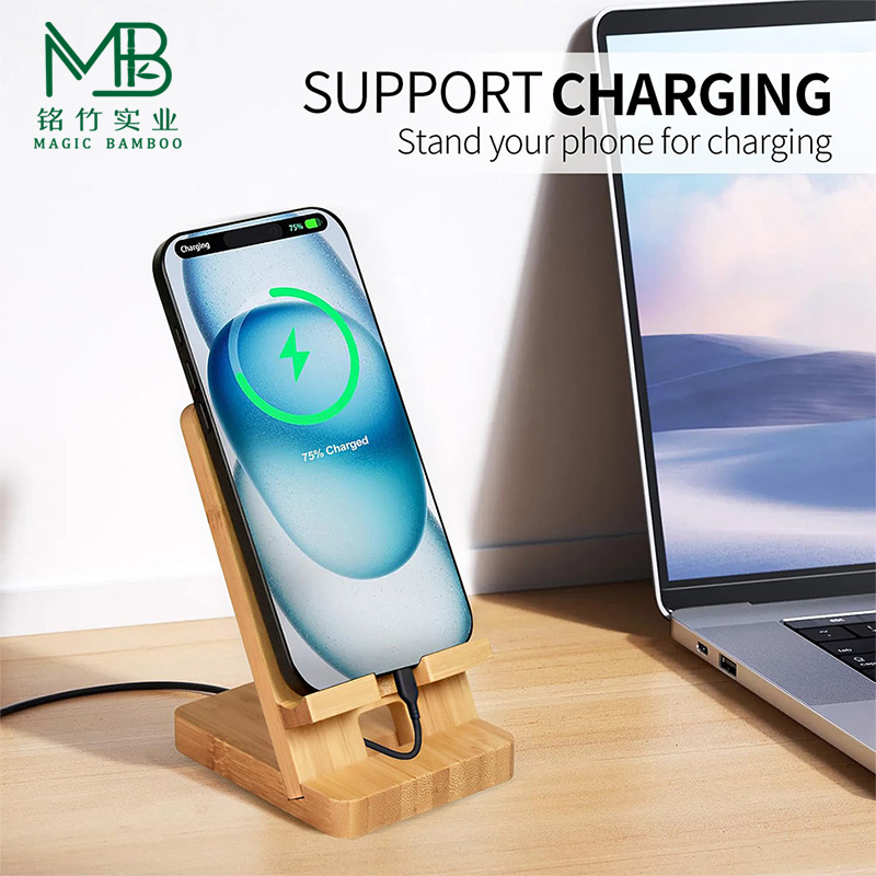 Bamboo Phone Stand-4