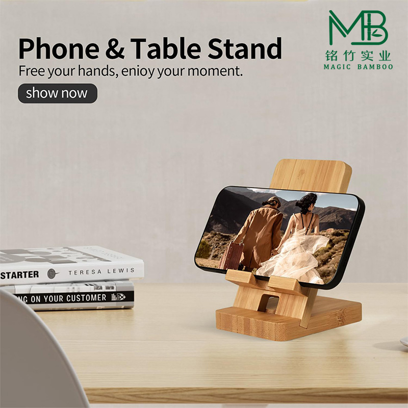 Bamboo Phone Stand-6