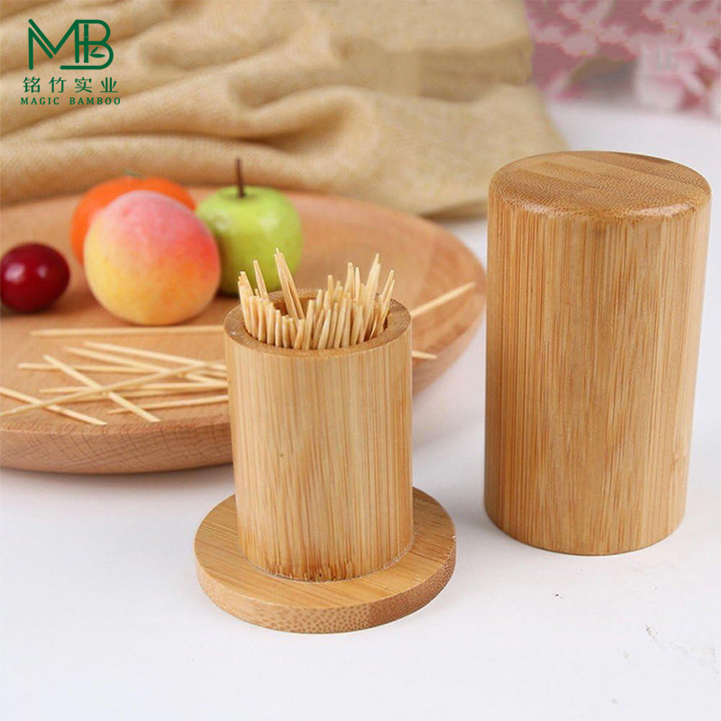 Bamboo Toothpick Box