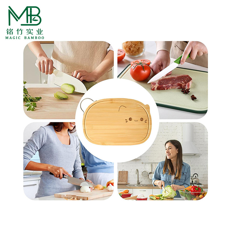 Bamboo cartoon cutting board-3