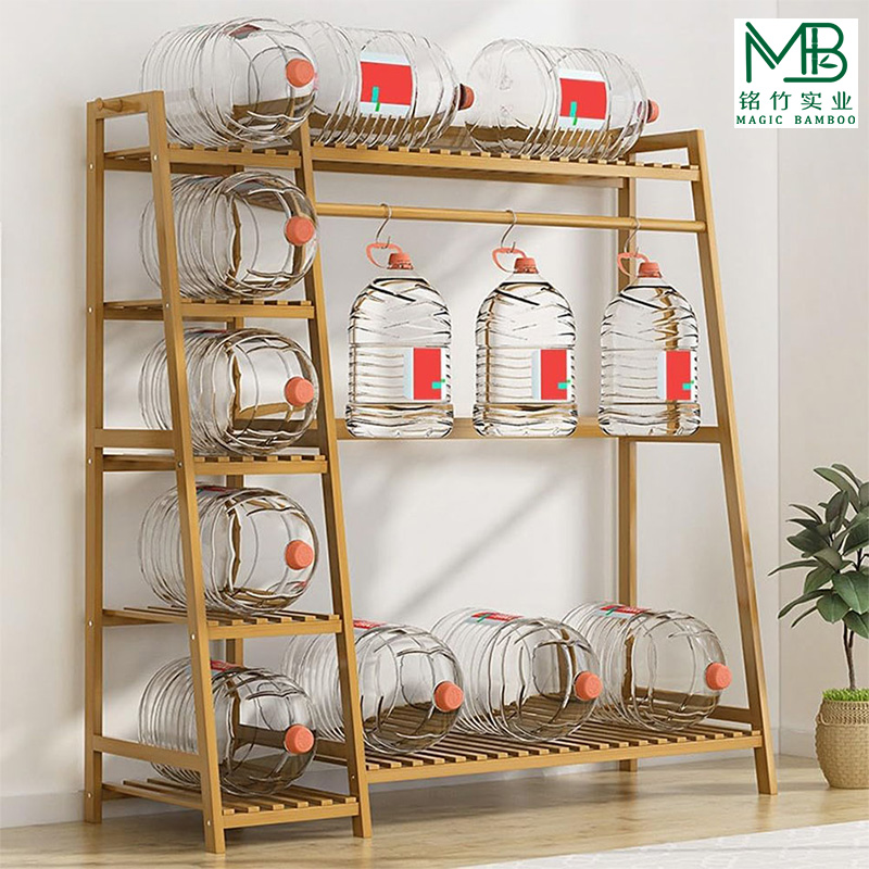 Bamboo coat rack