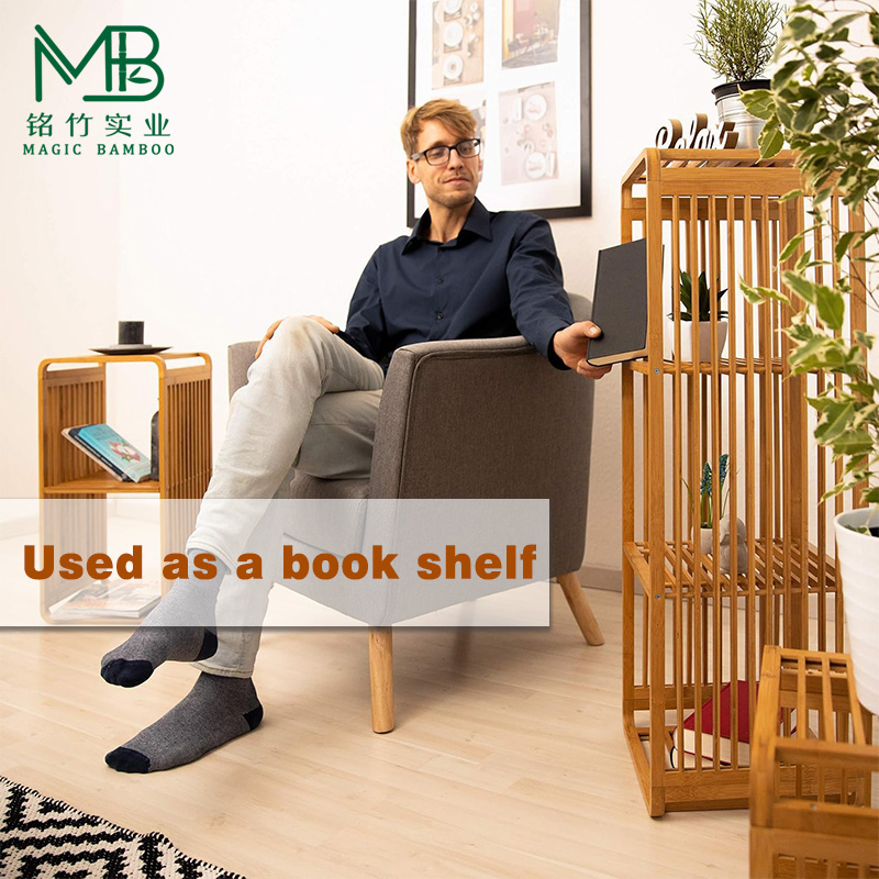 Bamboo display rack-2