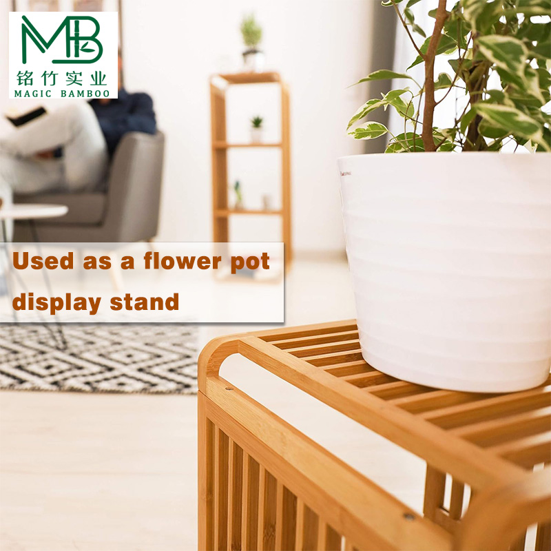 Bamboo display rack-3