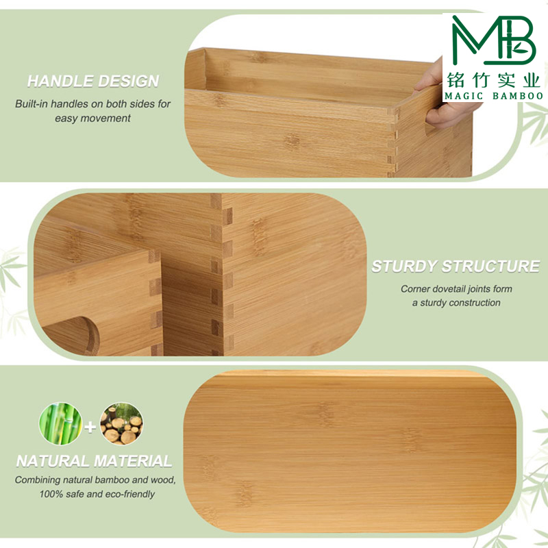 Bamboo storage box-2