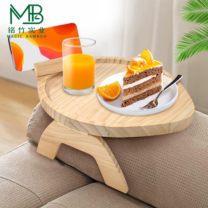 folding sofa armrest tray