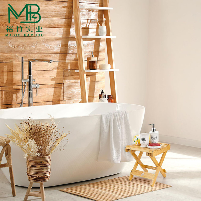 bamboo shower chair-3