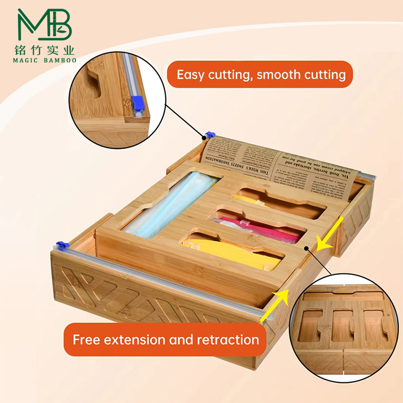 plastic wrap storage box-4