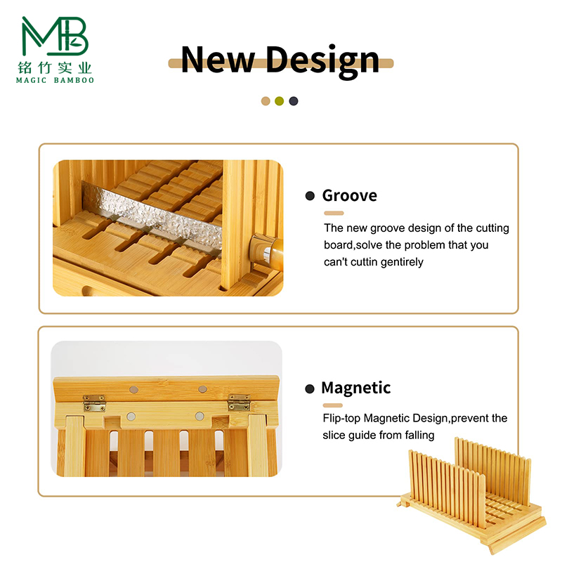 Bamboo bread slicer