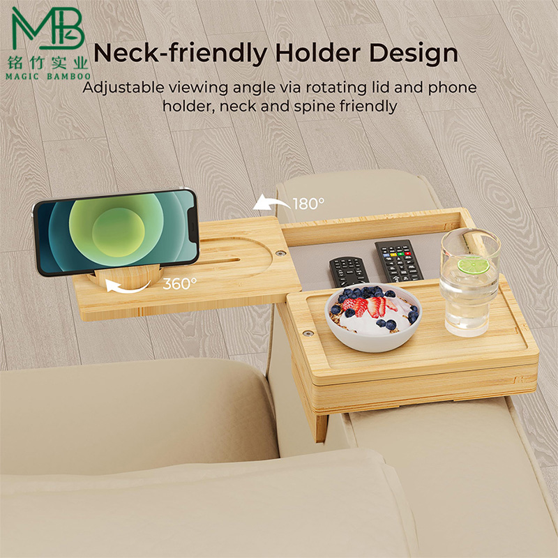 Bamboo Sofa Tray-5