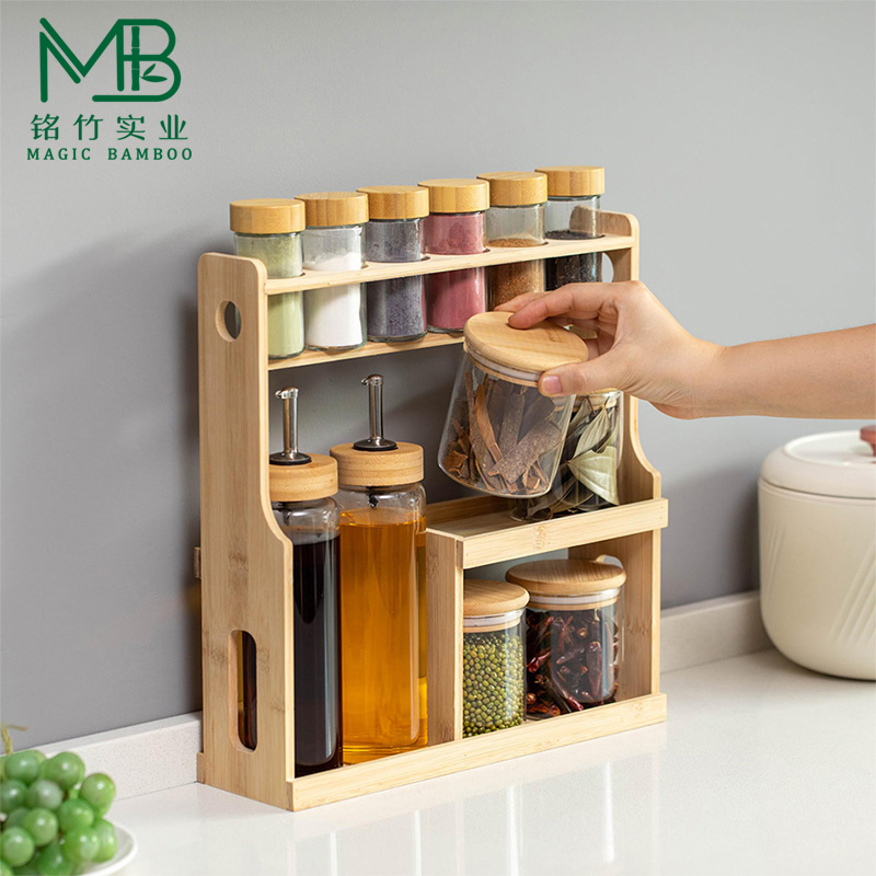 Bamboo Spice Rack-4