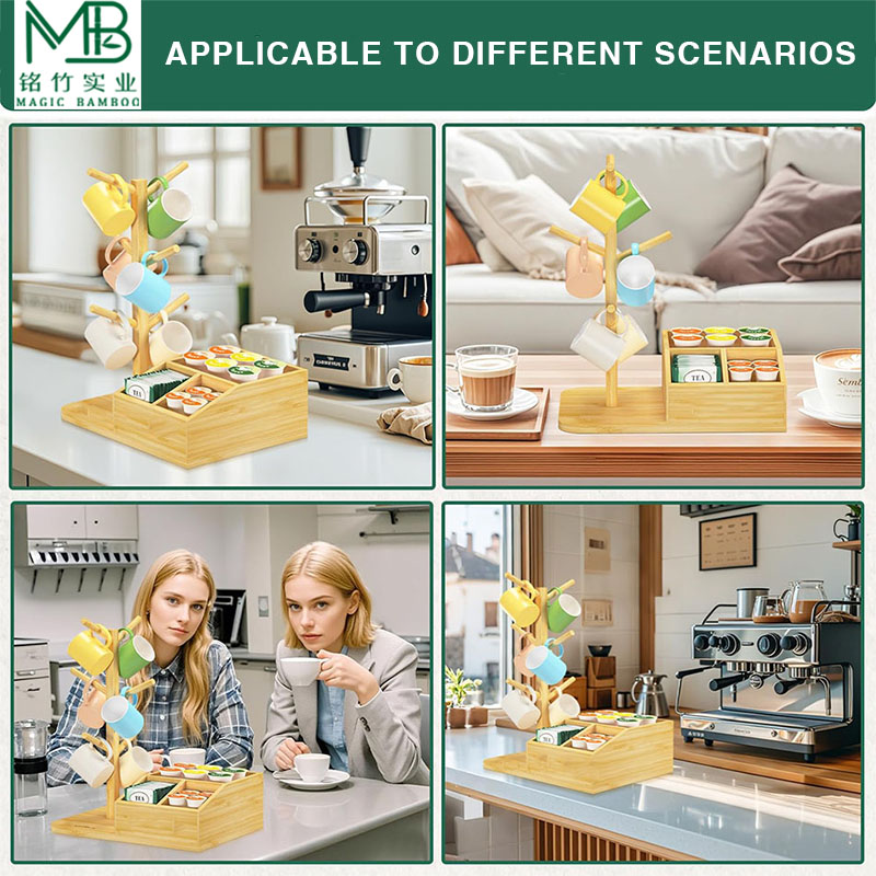 Bamboo coffee storage rack-5