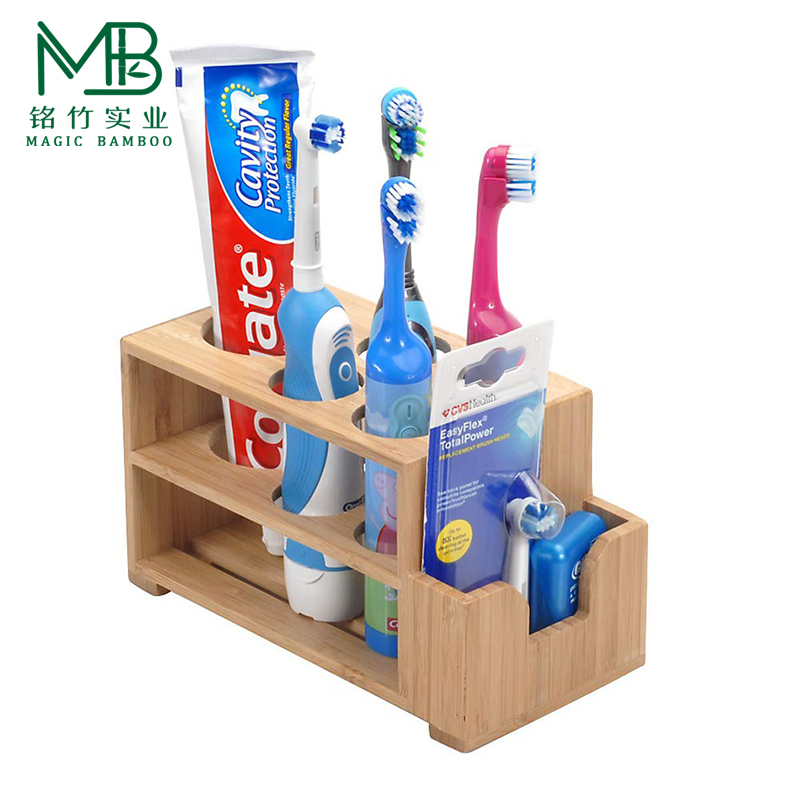Bamboo Toothbrush Holder