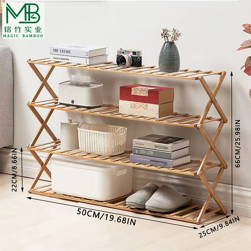 bamboo shoe rack